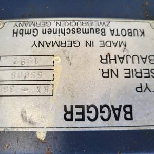 Mini bager KUBOTA KX36 1,8t