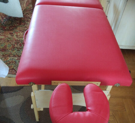 Stol za masažu sklopivi