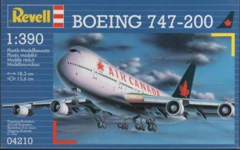 Maketa avion Boeing 747-200