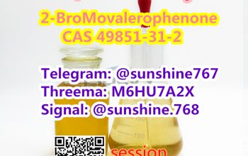 Telegram:@sunshine767 2-Bromo-1-phenyl-pentan-1-one CAS 49851-31-2