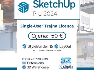 SketchUp Pro 2024 Trajna Licenca | SketchUp Pro 2024 puna verzija