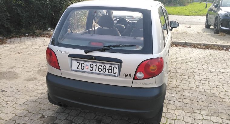 Chevrolet Matiz 800, 2004.g., reg. 5/25, nove zimske gume, 126.000 km, 950 €