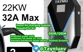 Tayniu home EV charging station SpeedyPro AC 22KW 11KW 7KW