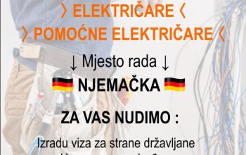 Tražimo Električare i pomoćne Električare